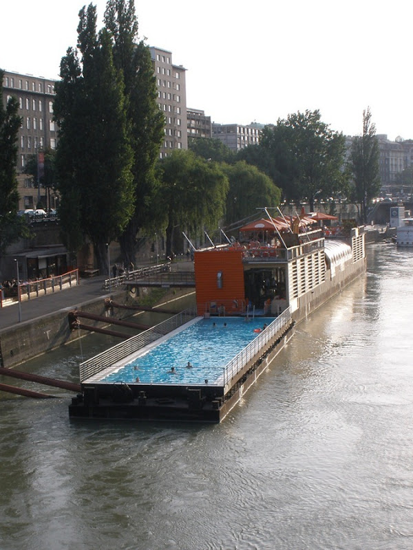 Badeschiff, the Floating Swimming Pool in Berlin Amusing